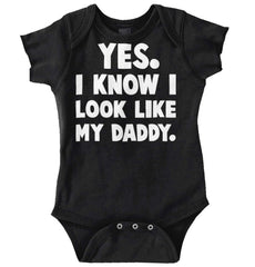 Look Like Daddy Romper Bodysuit-Direct To Garment Print-Brisco Baby