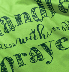 Handle With Prayer Romper Bodysuit-Direct To Garment Print-Brisco Baby