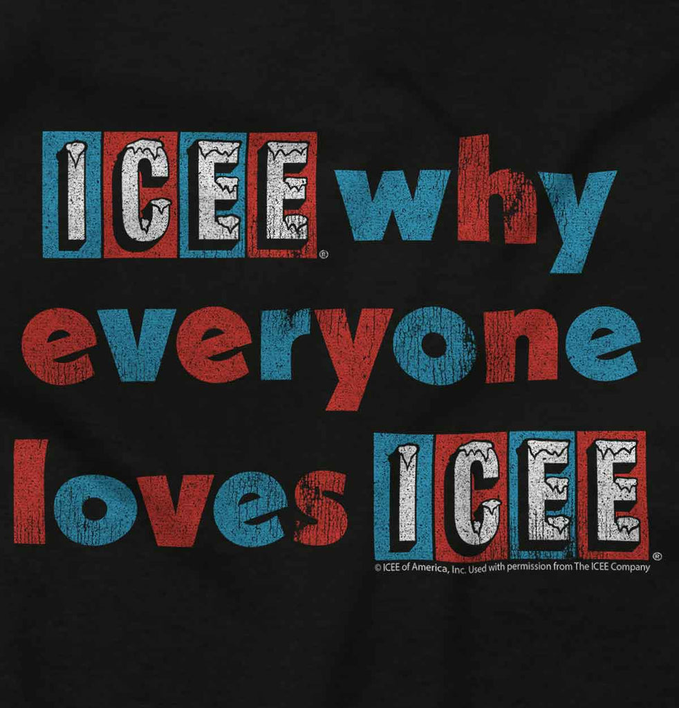 Everyone Loves Icee Toddler Baseball-Direct To Garment Print-Brisco Baby