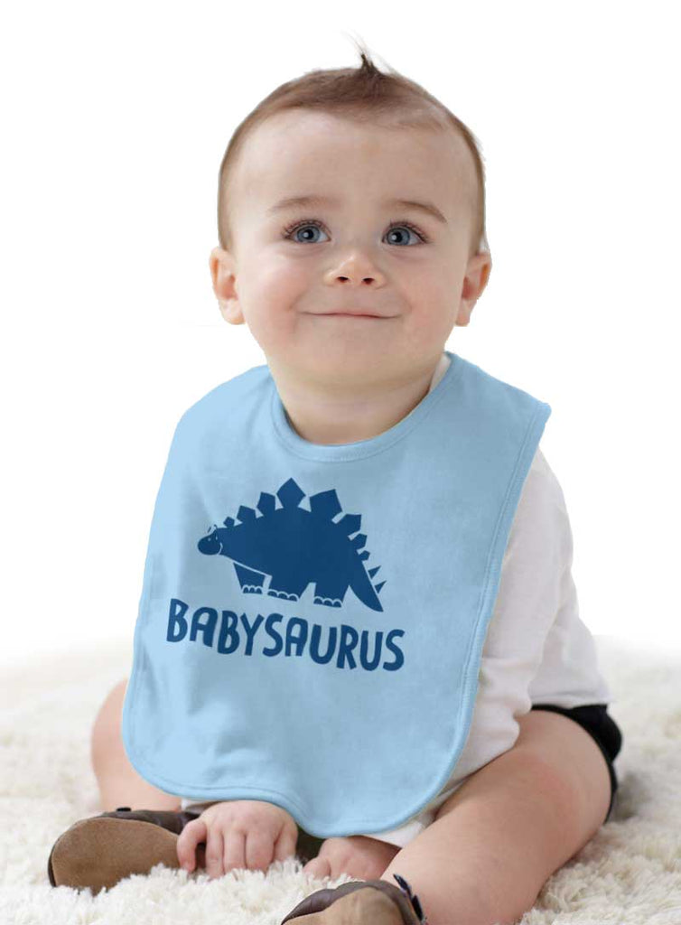Babysaurus Infant Baby Bib-Direct To Garment Print-Brisco Baby