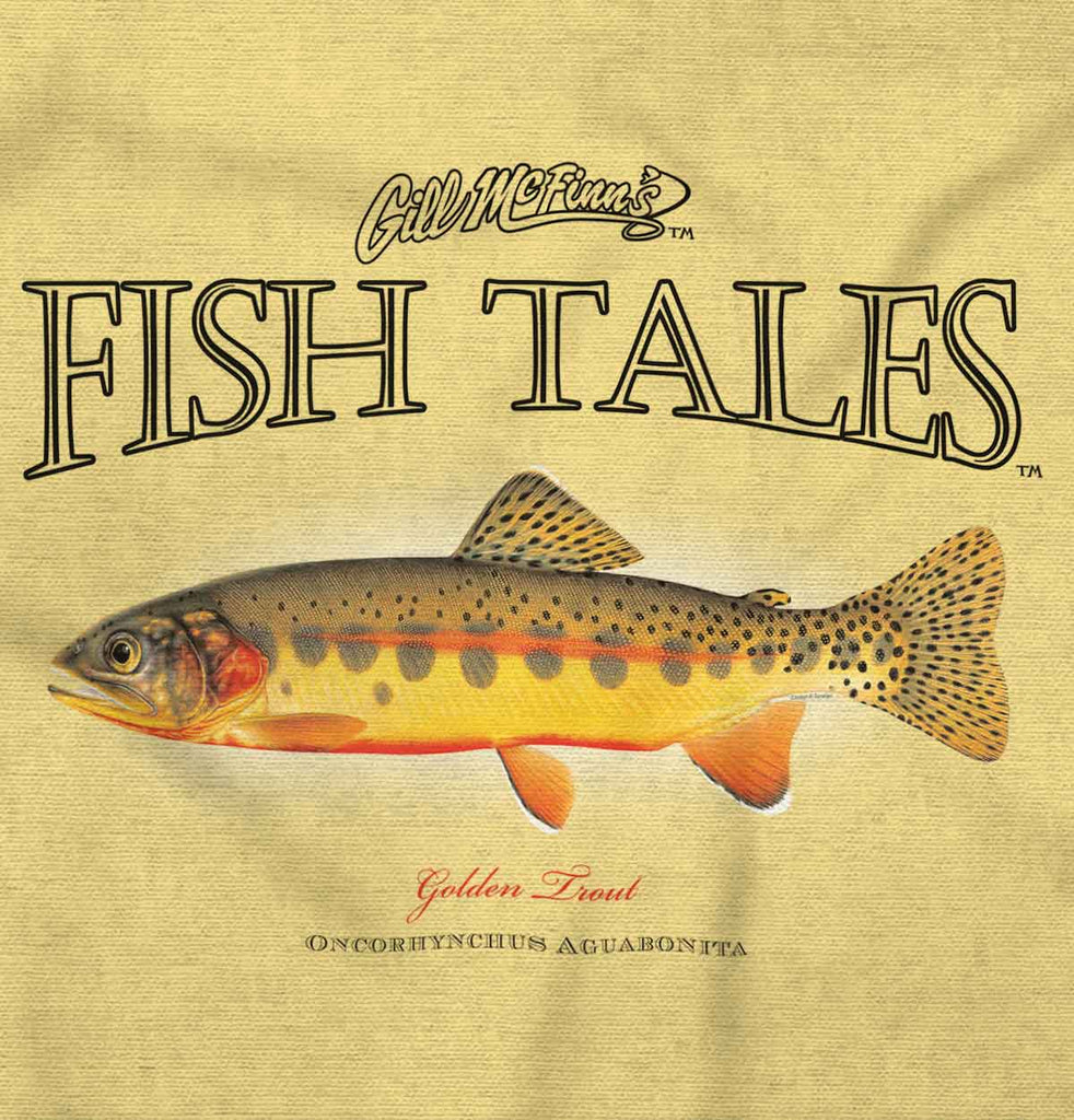 Golden Trout Infant Toddler T Shirt-Direct To Garment Print-Brisco Baby