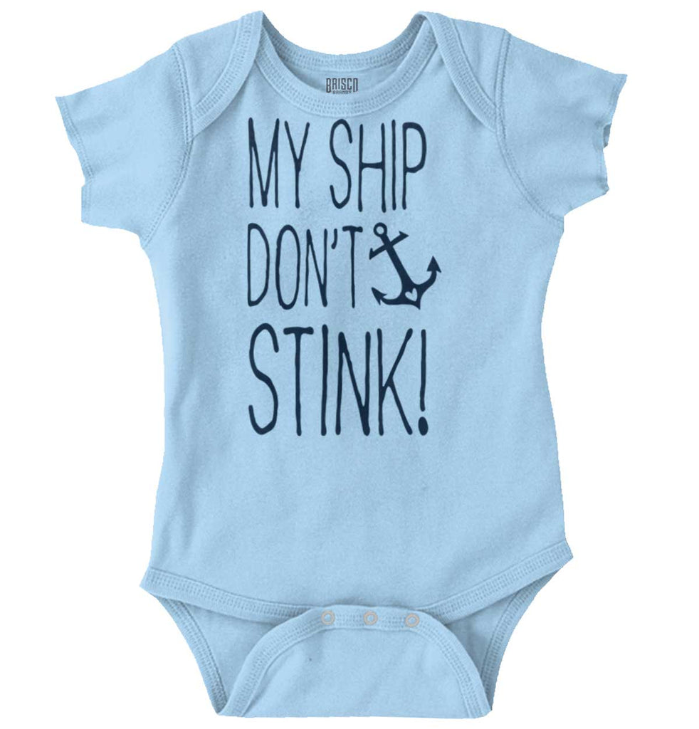 My Ship Romper Bodysuit-Direct To Garment Print-Brisco Baby