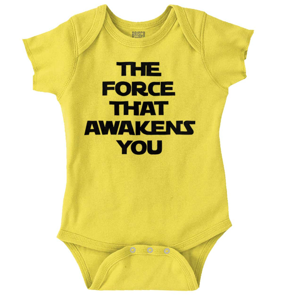 Force Awakens You Romper Bodysuit-Direct To Garment Print-Brisco Baby