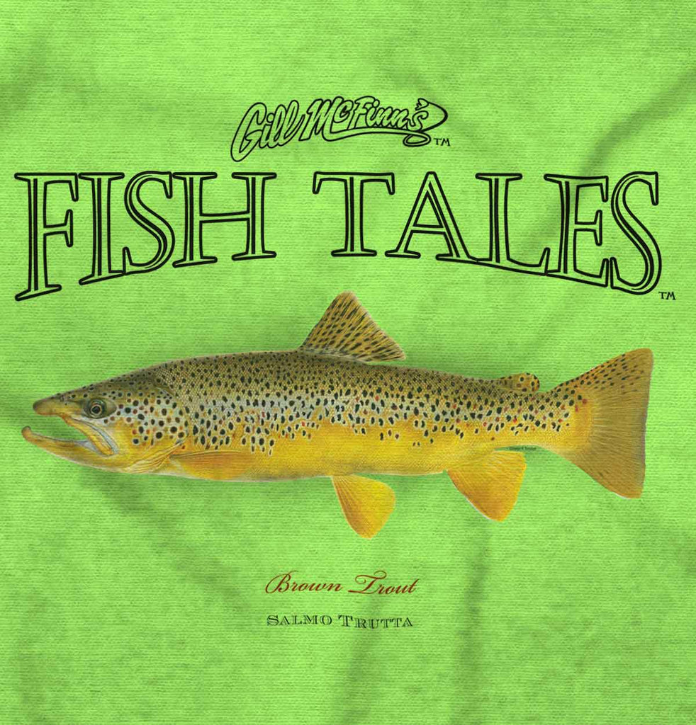 Brown Trout Infant Toddler T Shirt-Direct To Garment Print-Brisco Baby