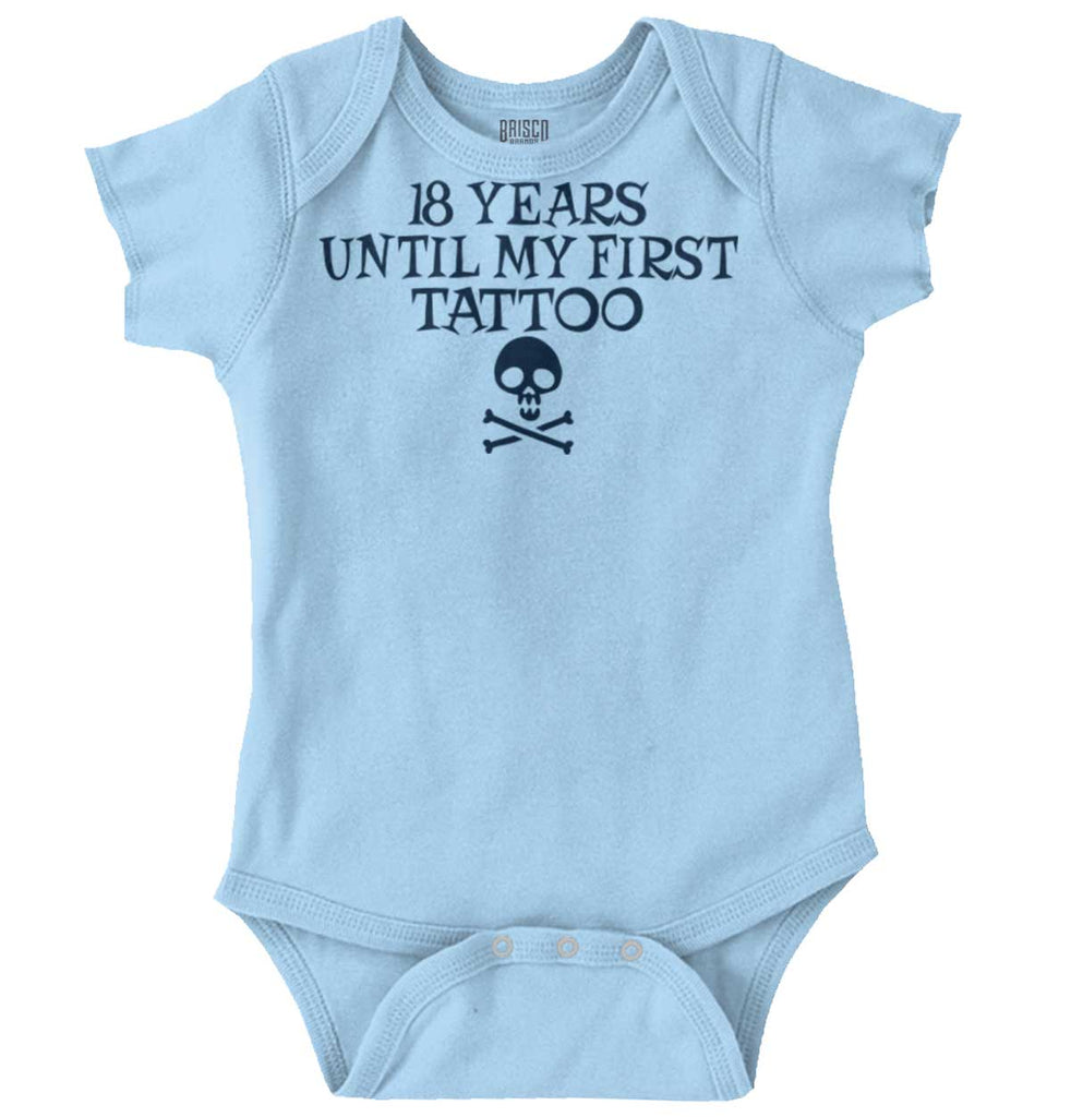 First Tattoo Romper Bodysuit-Direct To Garment Print-Brisco Baby