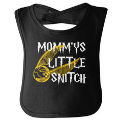 Mommy's Little Snitch Infant Baby Bib-Direct To Garment Print-Brisco Baby