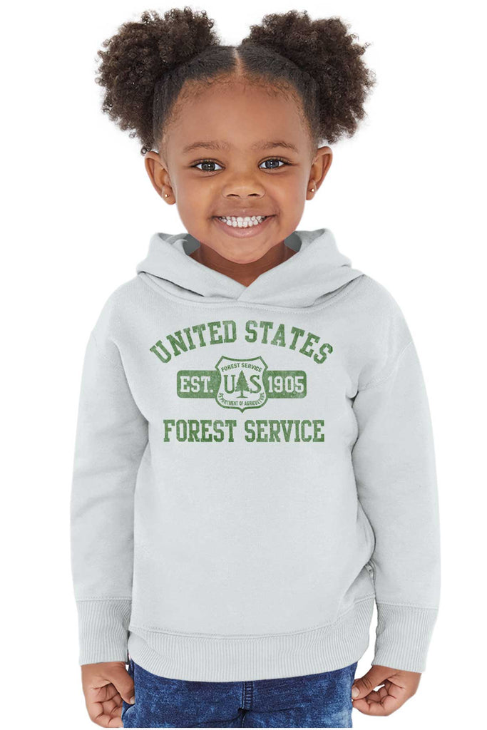 Forest Service Toddler Pullover Hoodie-Direct To Garment Print-Brisco Baby