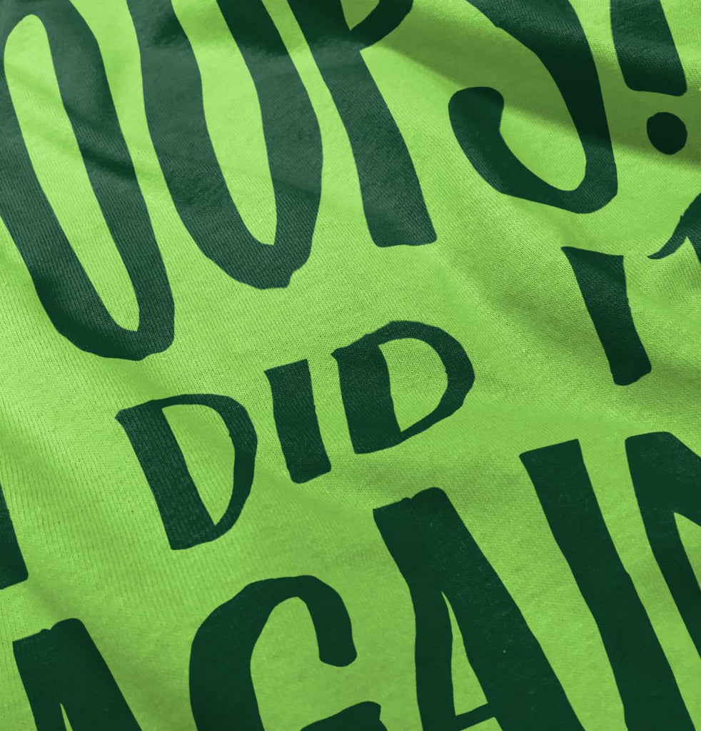 Poops I Did It Again Romper Bodysuit-Direct To Garment Print-Brisco Baby