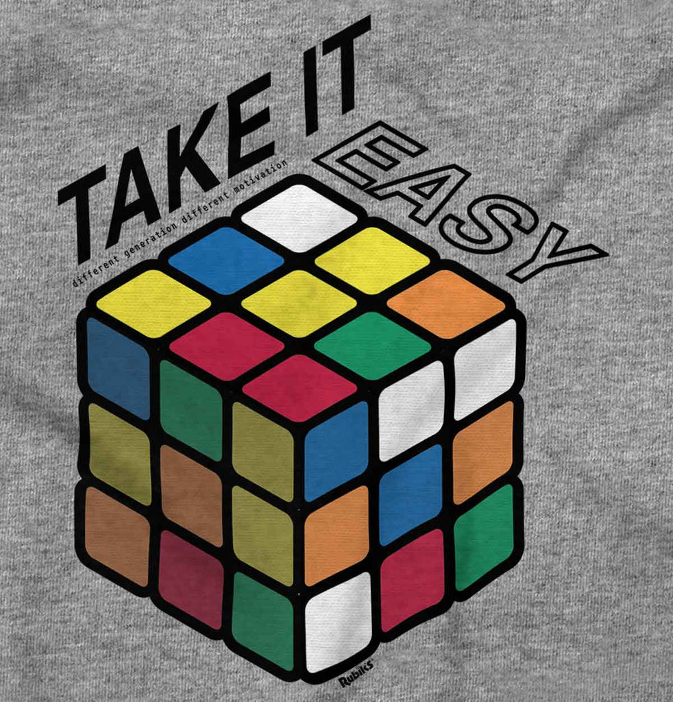 Easy Rubik's Cube Romper Bodysuit-Direct To Garment Print-Brisco Baby