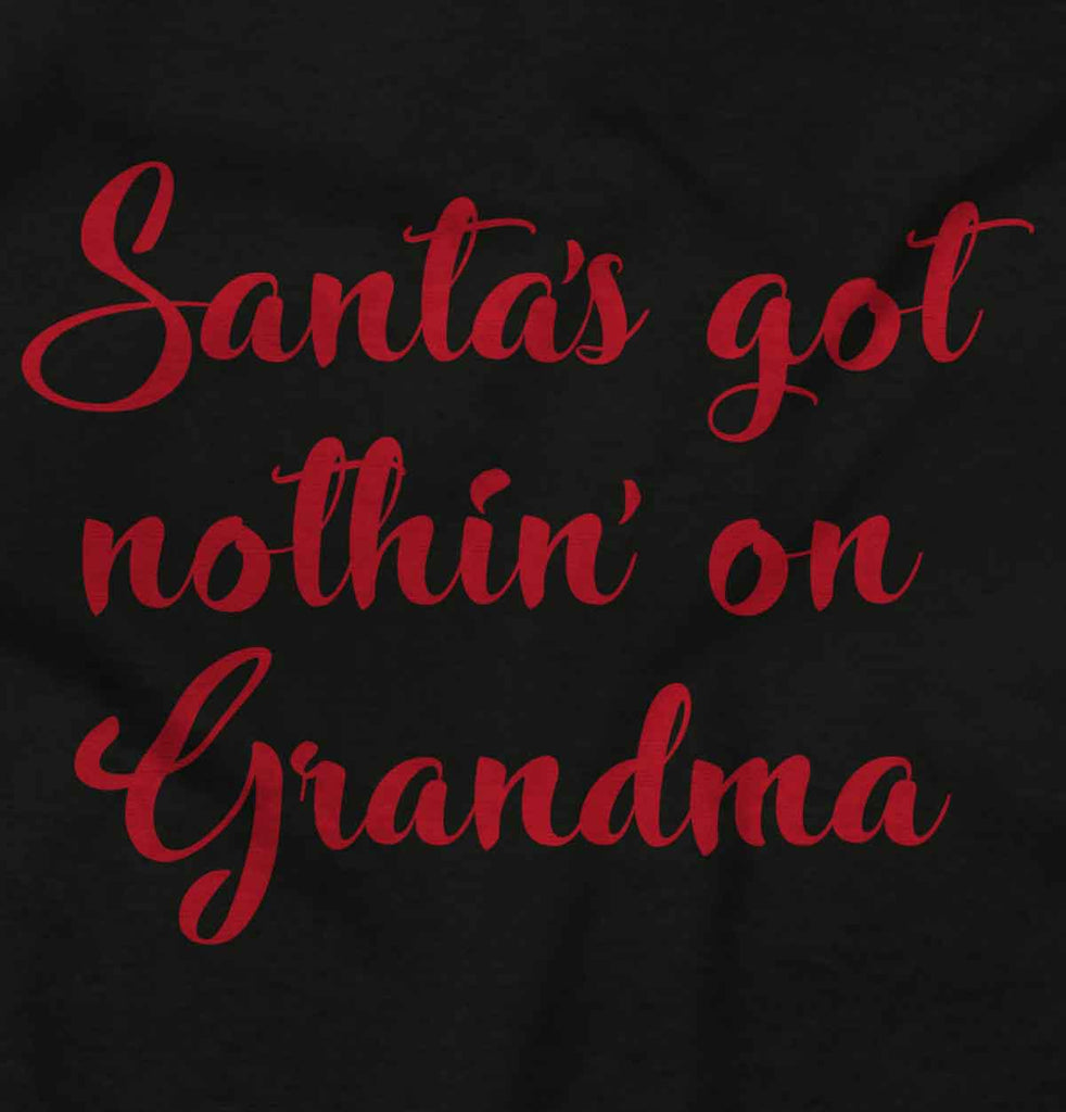 Nothin' On Grandma Infant Baby Bib-Direct To Garment Print-Brisco Baby