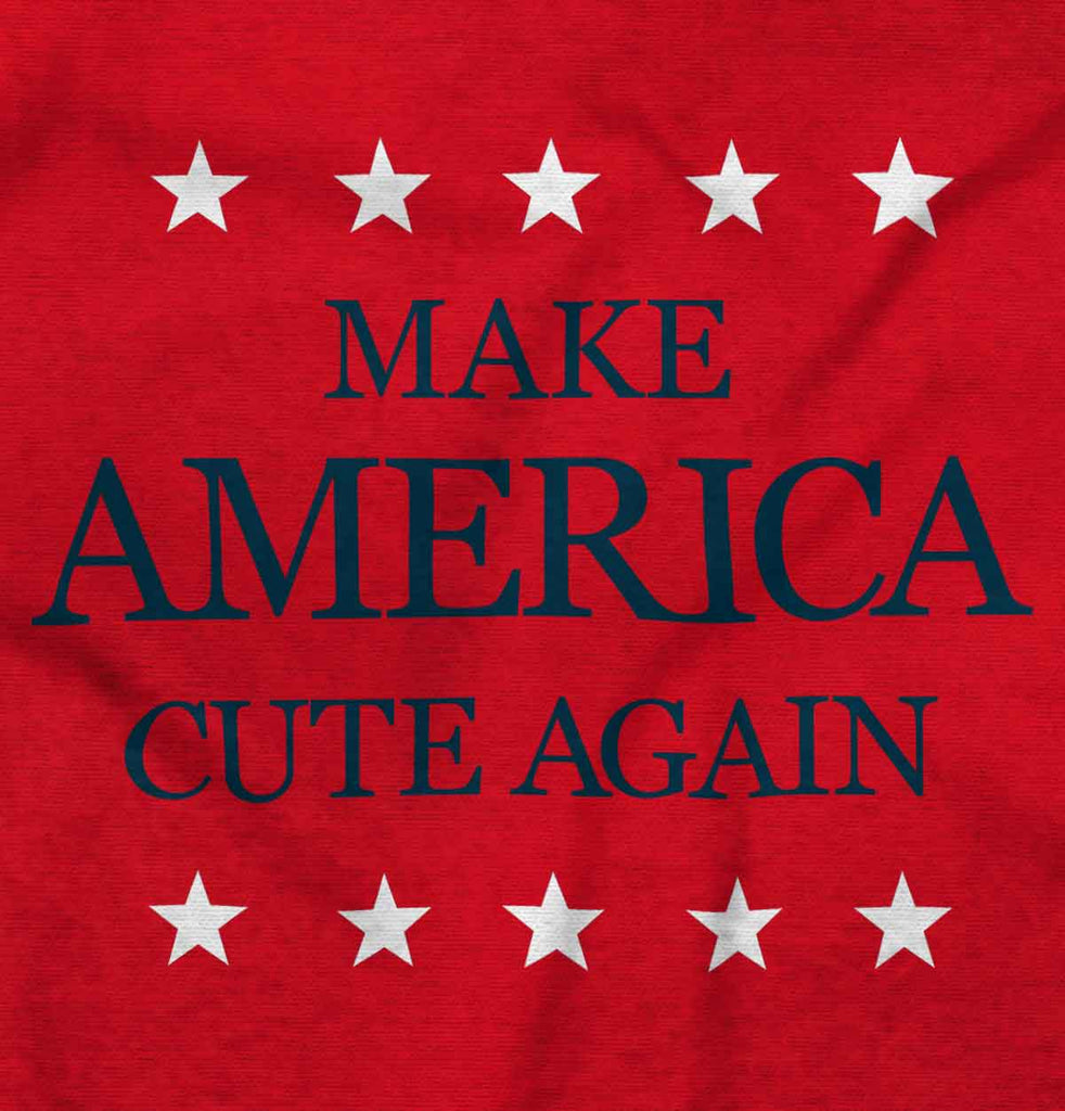 America Cute Again Infant Toddler T Shirt-Direct To Garment Print-Brisco Baby