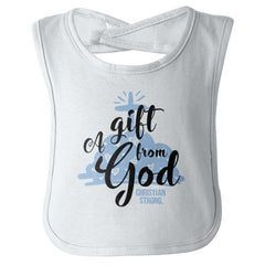 Gift From God Infant Baby Bib-Direct To Garment Print-Brisco Baby