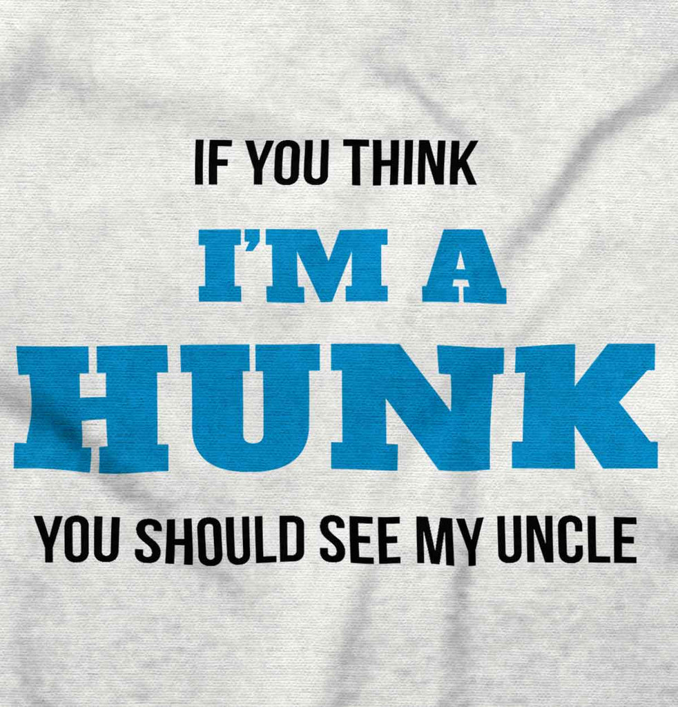 I'm A Hunk Infant Baby Bib-Direct To Garment Print-Brisco Baby