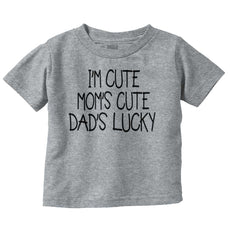 Dad's Lucky Infant Toddler T Shirt-Direct To Garment Print-Brisco Baby
