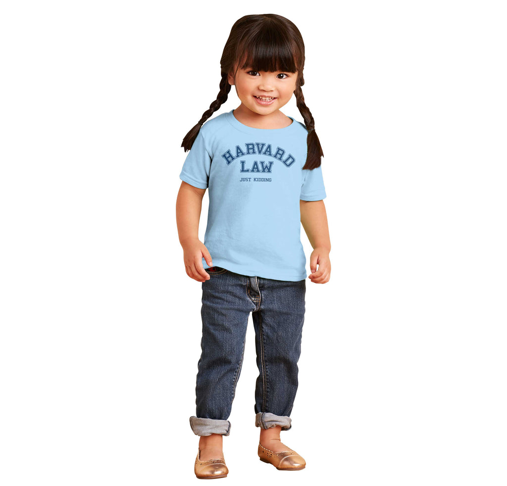 Harvard Law Infant Toddler T Shirt-Direct To Garment Print-Brisco Baby