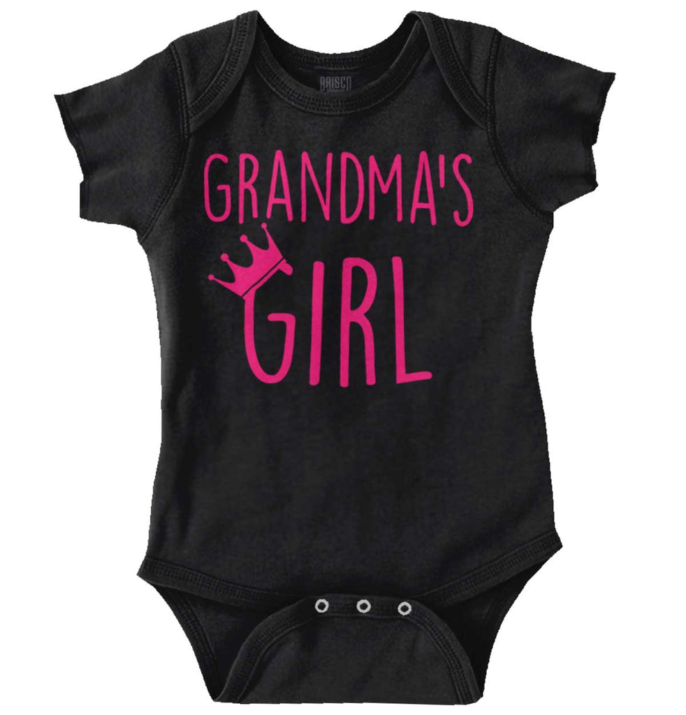 Grandma's Girl Romper Bodysuit-Direct To Garment Print-Brisco Baby