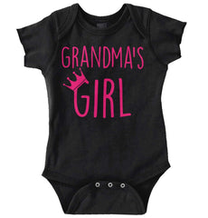 Grandma's Girl Romper Bodysuit-Direct To Garment Print-Brisco Baby