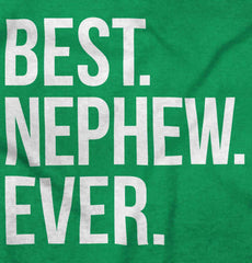 Best Nephew Ever Romper Bodysuit-Direct To Garment Print-Brisco Baby