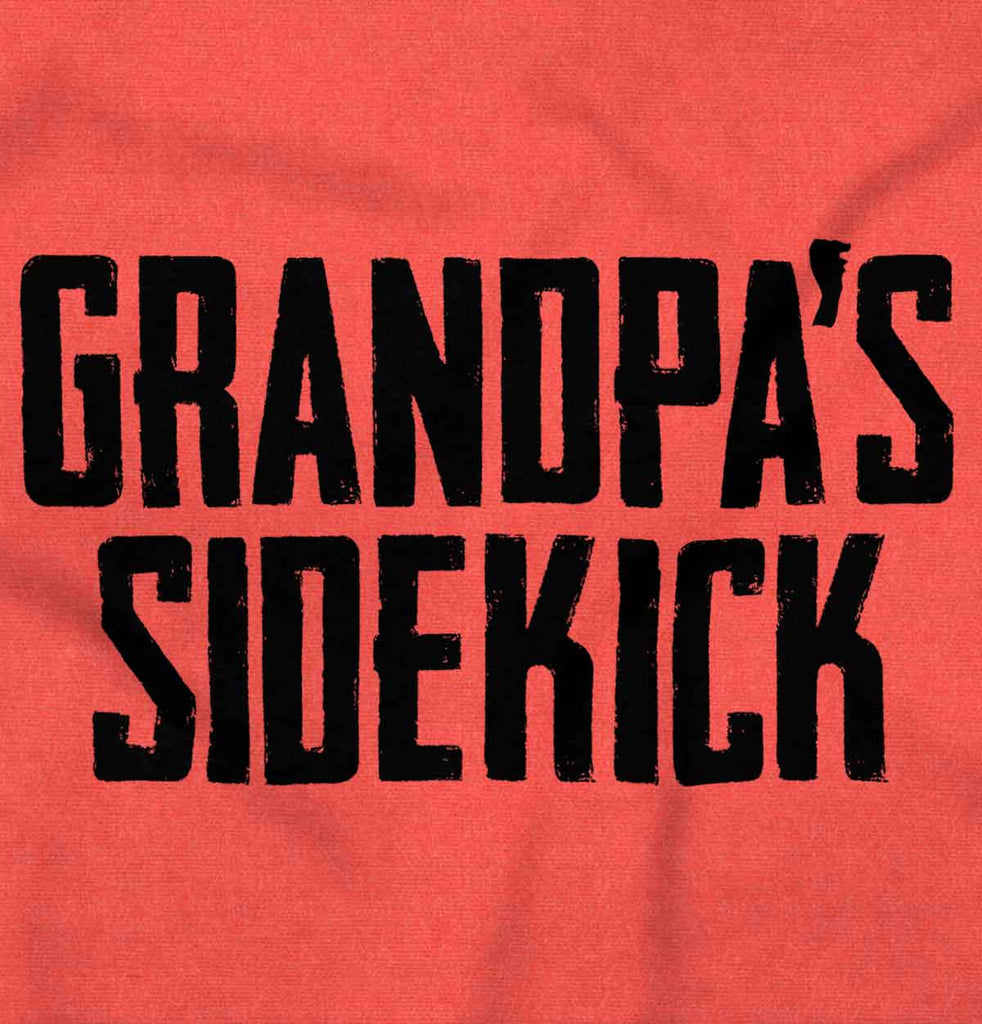 Grandpa's Sidekick Football Romper Bodysuit-Direct To Garment Print-Brisco Baby