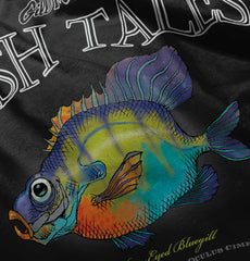 Bug-Eyed Bluegill Fish Infant Toddler T Shirt-Direct To Garment Print-Brisco Baby