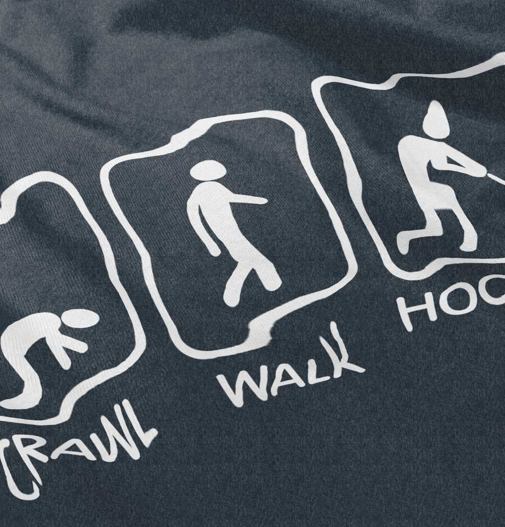 Crawl Walk Hockey Football Romper Bodysuit-Direct To Garment Print-Brisco Baby