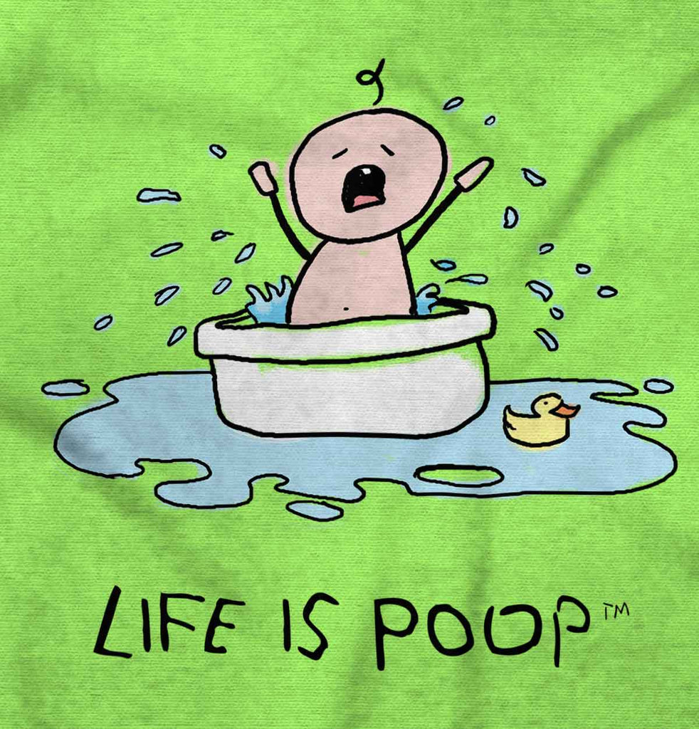 Crying Bath Infant Toddler T Shirt-Direct To Garment Print-Brisco Baby