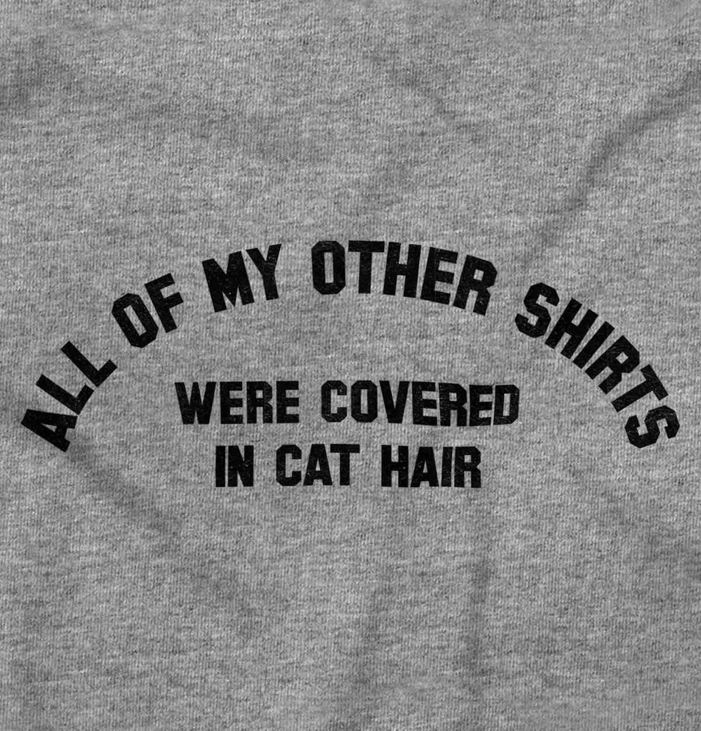 Covered In Cat Hair Romper Bodysuit-Direct To Garment Print-Brisco Baby