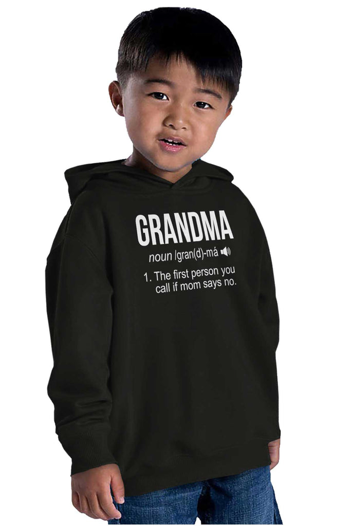 Grandma Toddler Pullover Hoodie-Direct To Garment Print-Brisco Baby