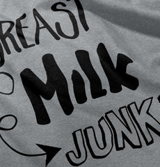 Milk Junkie Infant Toddler T Shirt-Direct To Garment Print-Brisco Baby