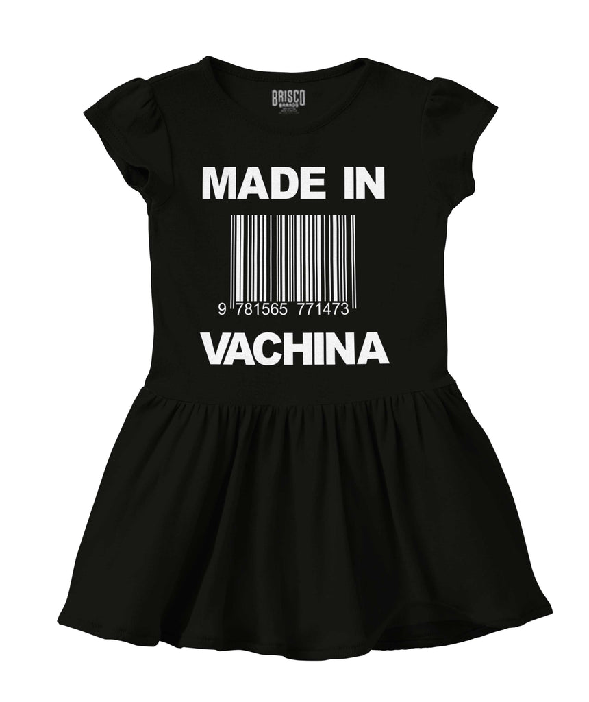 Made In Vachina Solid Baby Infant Dress-Direct To Garment Print-Brisco Baby