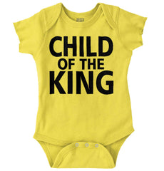 Child Of The King Romper Bodysuit-Direct To Garment Print-Brisco Baby