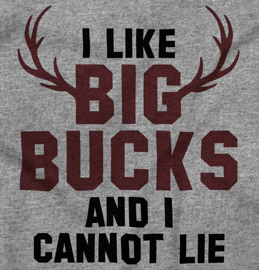 I Like Big Bucks Raglan Romper Bodysuit-Direct To Garment Print-Brisco Baby