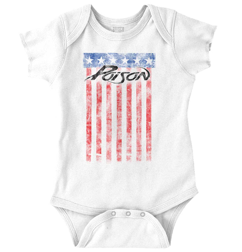 Poison Flag Romper Bodysuit-Direct To Garment Print-Brisco Baby