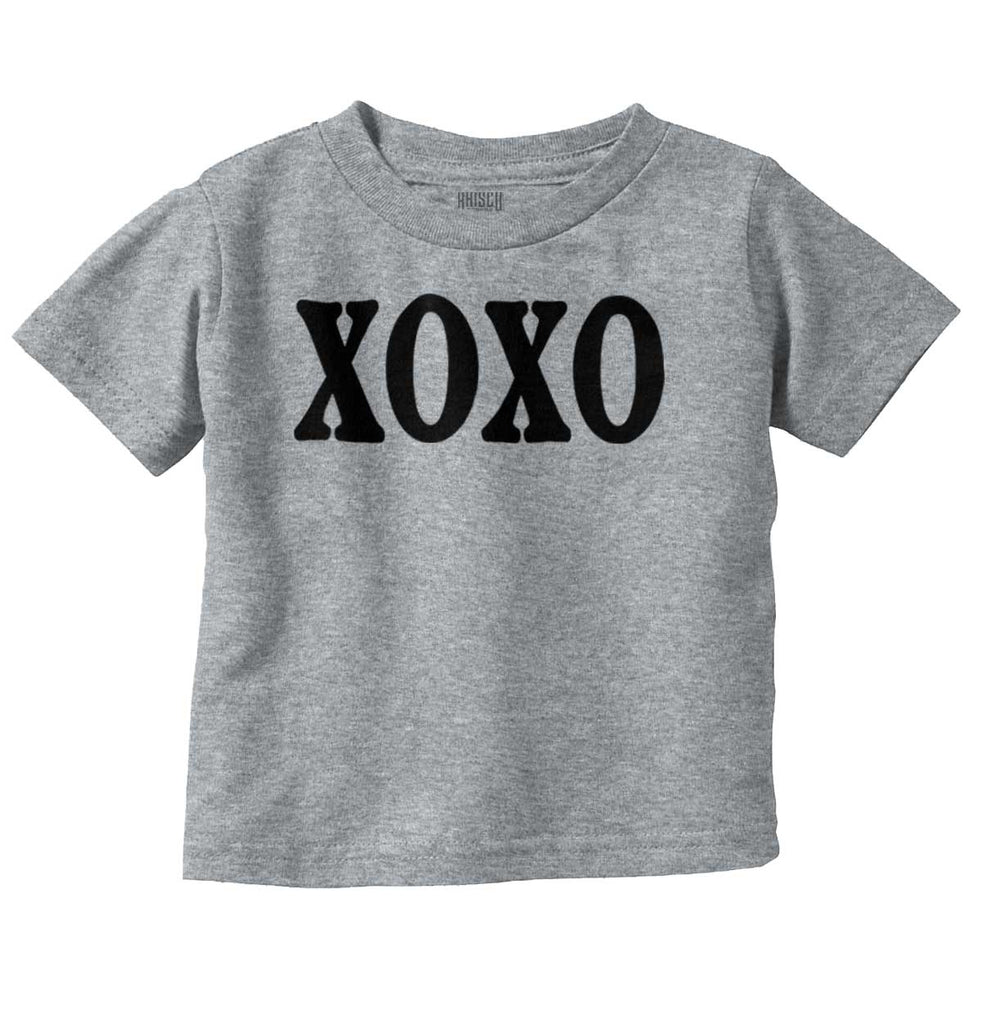 XOXO Infant Toddler T Shirt-Direct To Garment Print-Brisco Baby