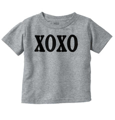 XOXO Infant Toddler T Shirt-Direct To Garment Print-Brisco Baby
