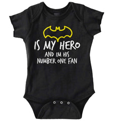 Bat Hero Romper Bodysuit-Direct To Garment Print-Brisco Baby