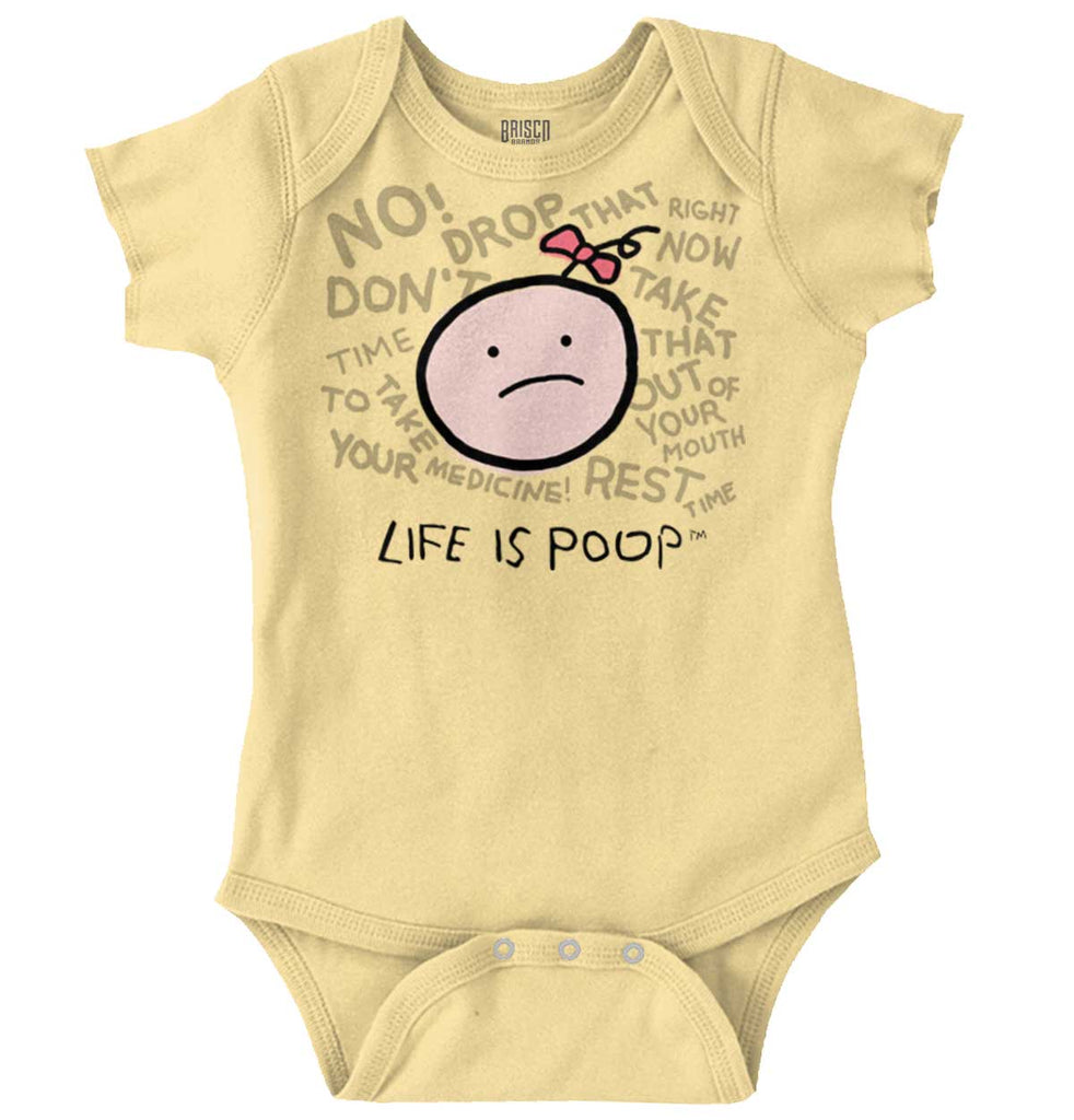 Baby Scold Romper Bodysuit-Direct To Garment Print-Brisco Baby
