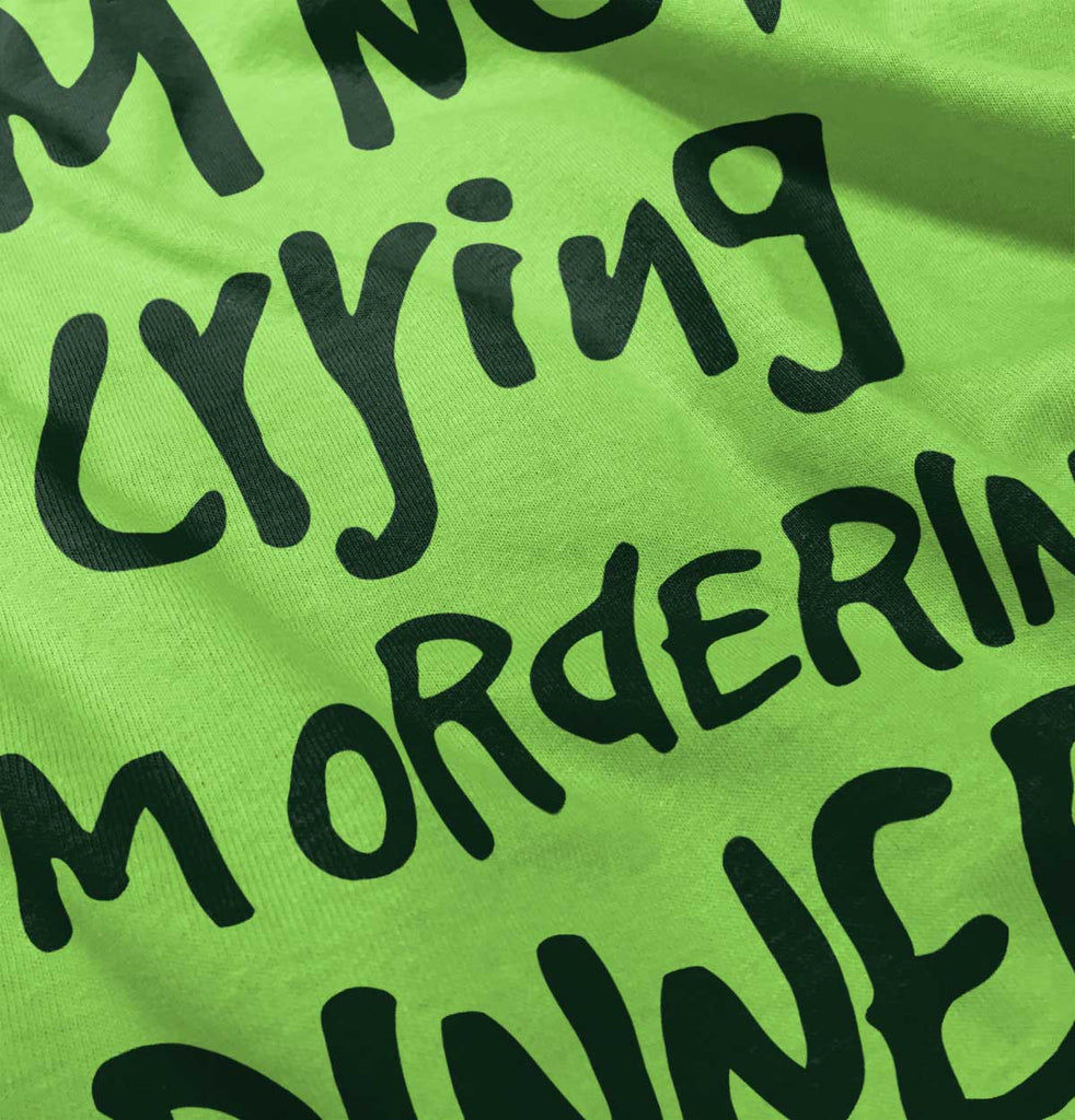 Ordering Dinner Infant Toddler T Shirt-Direct To Garment Print-Brisco Baby