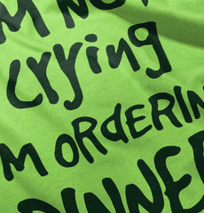 Ordering Dinner Infant Toddler T Shirt-Direct To Garment Print-Brisco Baby