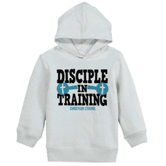 Disciple In Training Toddler Pullover Hoodie-Direct To Garment Print-Brisco Baby