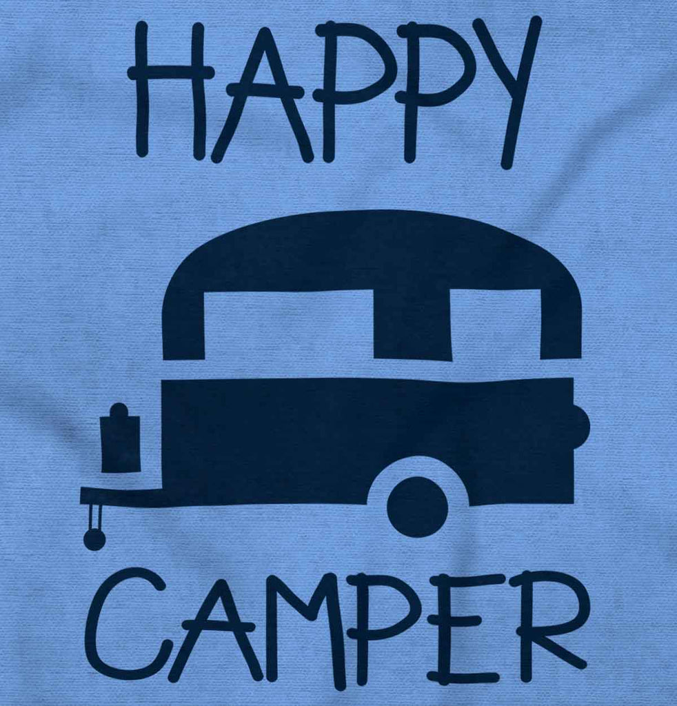 Happy Camper Toddler Baseball-Direct To Garment Print-Brisco Baby