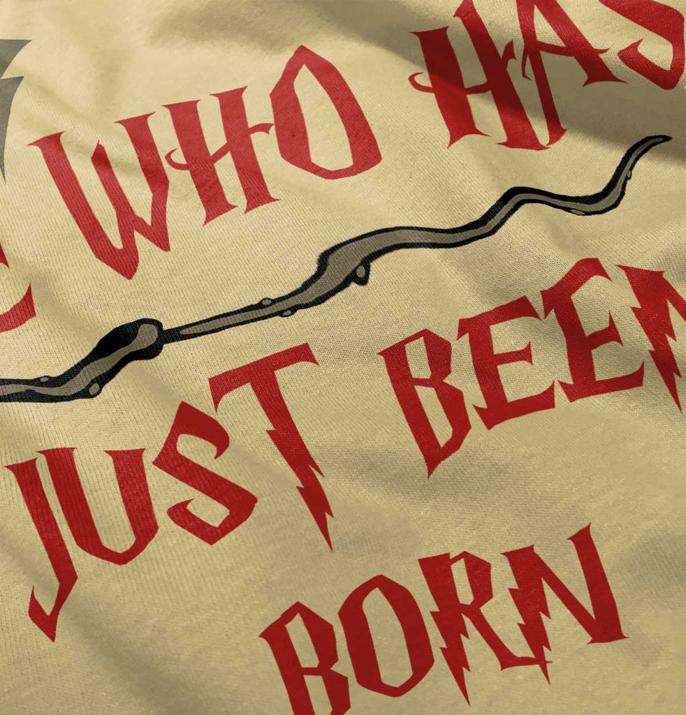 He Who Just Been Born Romper Bodysuit-Direct To Garment Print-Brisco Baby
