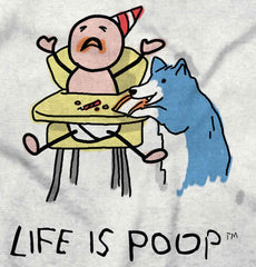 Dog Baby Food Romper Bodysuit-Direct To Garment Print-Brisco Baby