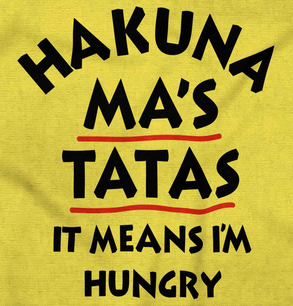 Hakuna Im Hungry Romper Bodysuit-Direct To Garment Print-Brisco Baby