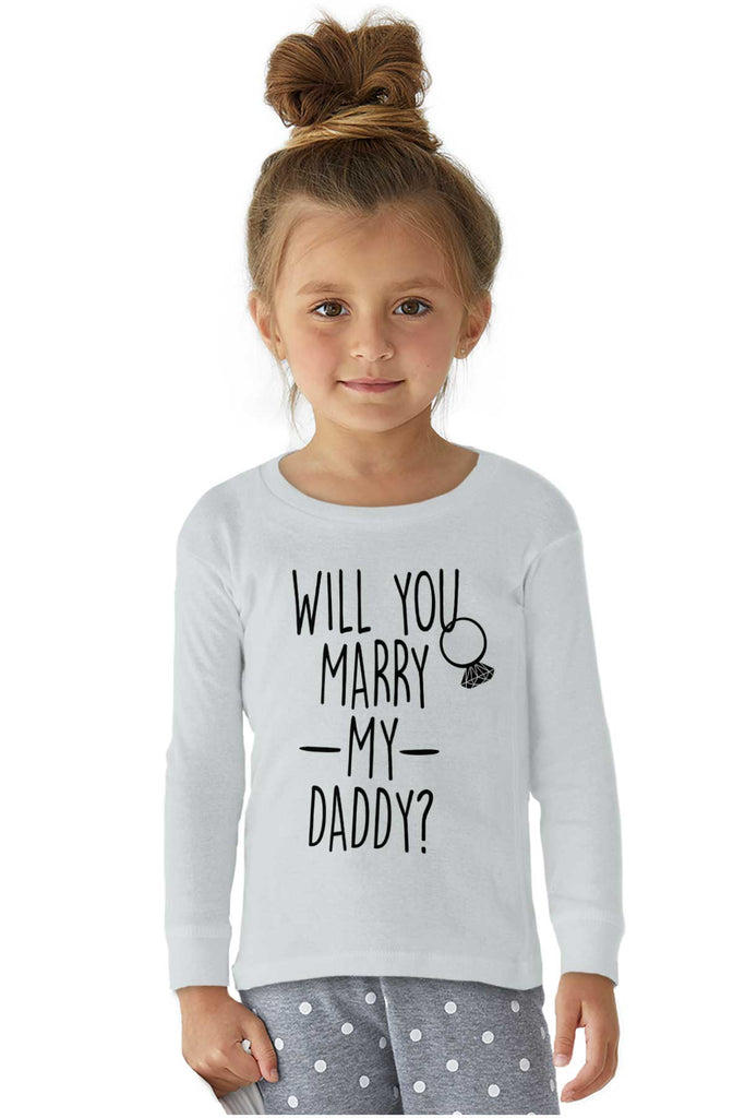 Marry My Daddy Solid Baby Pajama Top-Direct To Garment Print-Brisco Baby