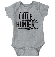 Little Hunter Gun Romper Bodysuit-Direct To Garment Print-Brisco Baby