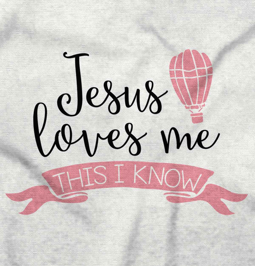Jesus Christ Loves Me Infant Baby Bib-Direct To Garment Print-Brisco Baby