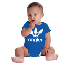 Angler Romper Bodysuit-Direct To Garment Print-Brisco Baby