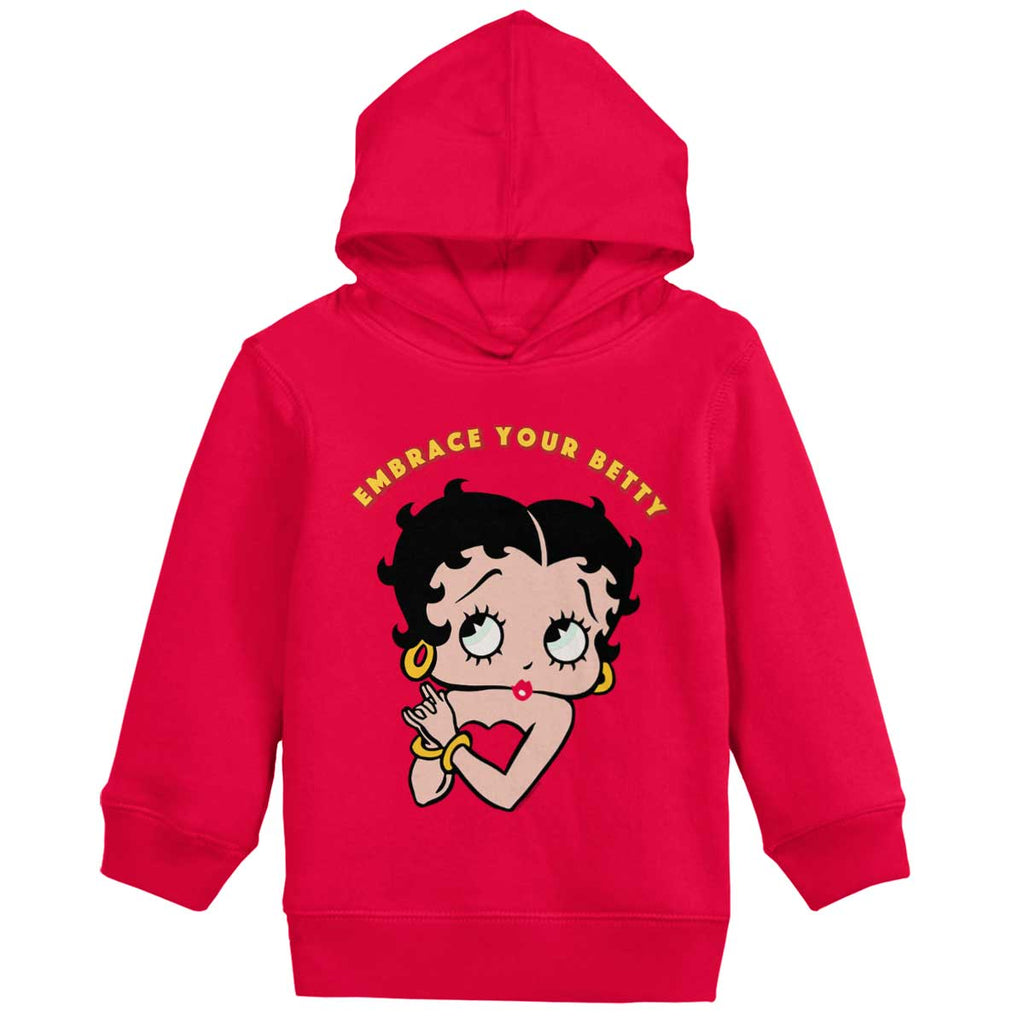 Embrace Your Betty Toddler Pullover Hoodie-Direct To Garment Print-Brisco Baby