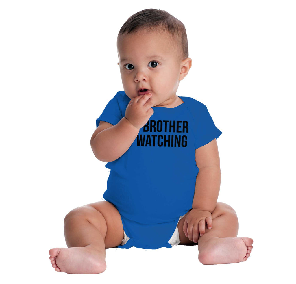 Big Brother Is Watching Romper Bodysuit-Direct To Garment Print-Brisco Baby